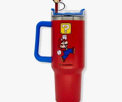 COPO TÉRMICO TUMBLER SUPER MARIO 