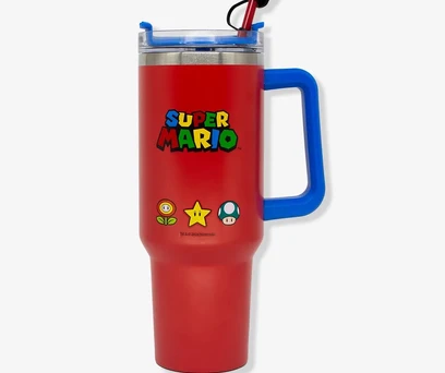 COPO TÉRMICO TUMBLER SUPER MARIO 