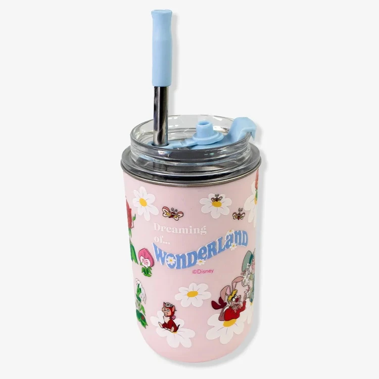 Copo Neo com Canudo Alice - Disney 