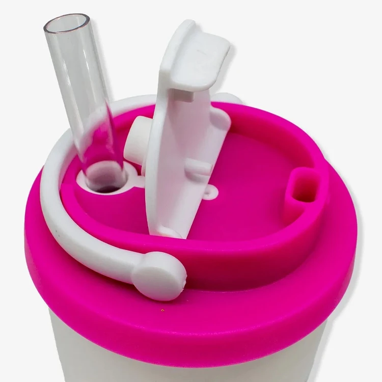 Copo Spring Com Canudo Hello Kitty