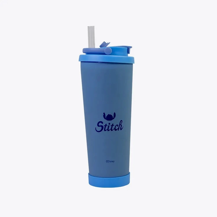 Copo Spring Com Canudo Stitch - Disney