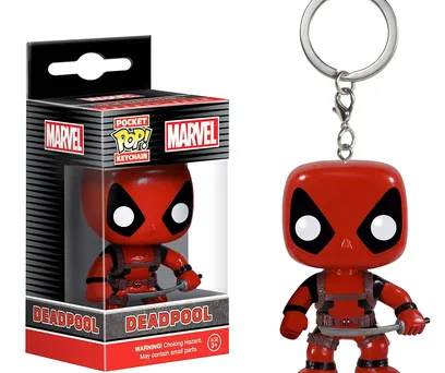 CHAVEIRO FUNKO POCKET POP KEYCHAIN MARVEL DEADPOOL VERMELHO 