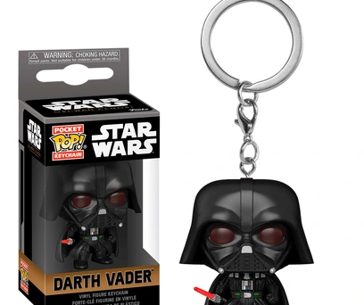 CHAVEIRO FUNKO POCKET POP KEYCHAIN STAR WARS OBI-WAN KENOBI - DARTH VADER 