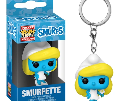 CHAVEIRO FUNKO POCKET POP KEYCHAIN THE SMURFS - SMURFETTE 