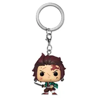CHAVEIRO FUNKO POP  DEMON SLAYER- TANJIRO KAMADO - imagem 2