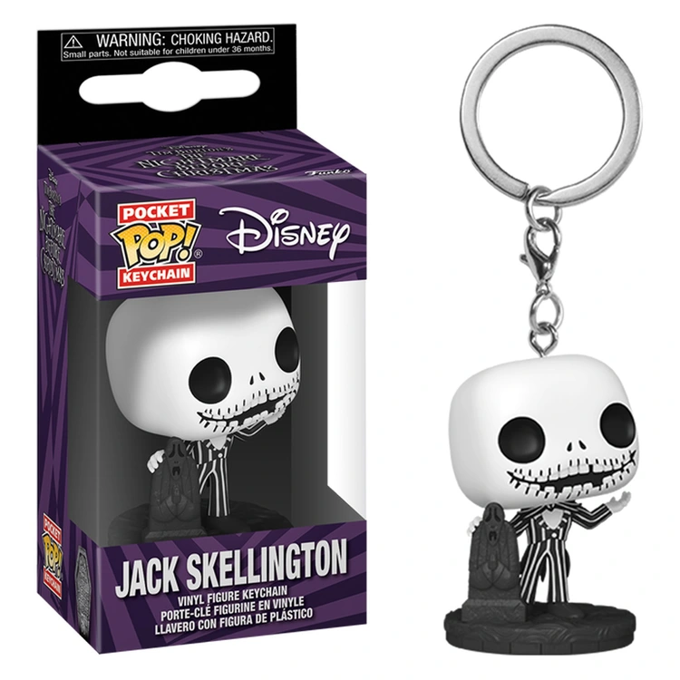CHAVEIRO FUNKO POP KEYCHAIN DISNEY - JACK SKELLINGTON 