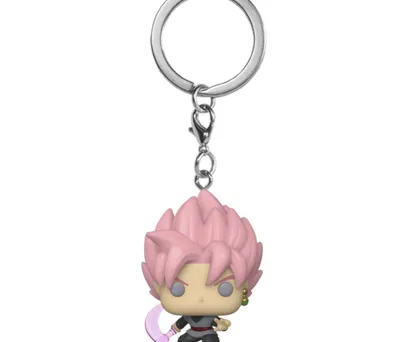 CHAVEIRO FUNKO POP  DRAGON BALL - SUPER SAIYAN ROSÉ GOKU BLACK 