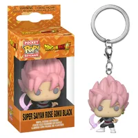 CHAVEIRO FUNKO POP  DRAGON BALL - SUPER SAIYAN ROSÉ GOKU BLACK  - imagem 1