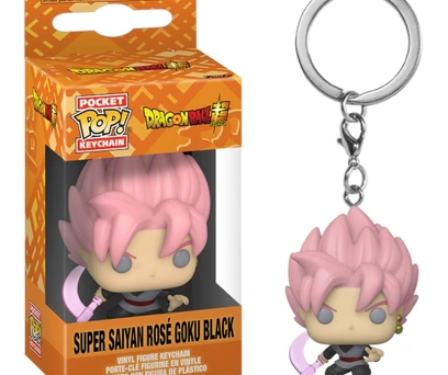 CHAVEIRO FUNKO POP  DRAGON BALL - SUPER SAIYAN ROSÉ GOKU BLACK 