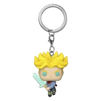 CHAVEIRO FUNKO POP DRAGON BALL SUPER - TRUNKS SUPER SAIYAN WITH SWORD - imagem 2