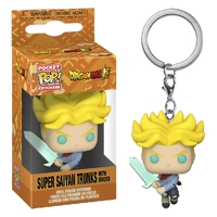 CHAVEIRO FUNKO POP DRAGON BALL SUPER - TRUNKS SUPER SAIYAN WITH SWORD - imagem 1