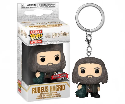 CHAVEIRO FUNKO POP KEYCHAIN HARRY POTTER HOLIDAY - RUBEUS HAGRID 57976 