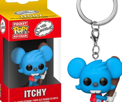CHAVEIRO FUNKO POCKET POP KEYCHAIN THE SIMPSONS - ITCHY