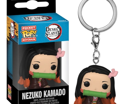 CHAVEIRO FUNKO POP KEYCHAIN DEMON SLAYER: KIMETSU NO YAIBA - NEZUKO KAMADO (65622) 