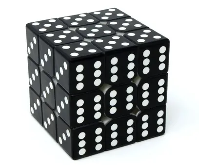 CUBO MÁGICO DADO VINCI CUBE - PRETO 