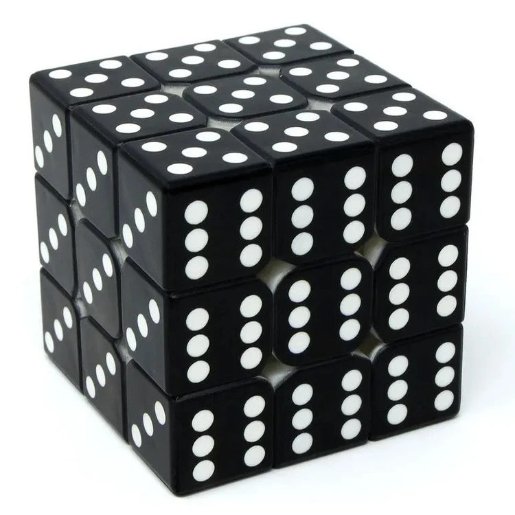 CUBO MÁGICO DADO VINCI CUBE - PRETO 