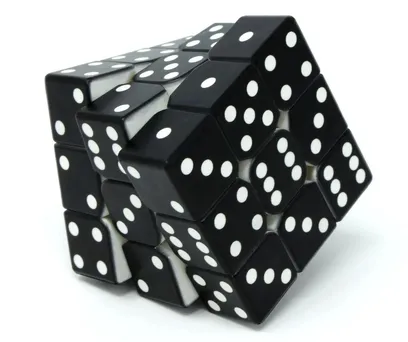 CUBO MÁGICO DADO VINCI CUBE - PRETO 