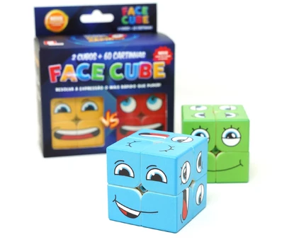JOGO FACE CUBE (2 CUBOS + 60 CARTAS) 