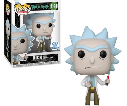 FUNKO POP RICK AND MORTY EXCLUSIVE - RICK WITH MEMORY VIAL 1191