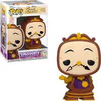 FUNKO POP DISNEY BEAUTY AND THE BEAST - COGSWORTH 1133 - BELA E FERA - imagem 1