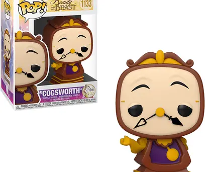 FUNKO POP DISNEY BEAUTY AND THE BEAST - COGSWORTH 1133 - BELA E FERA