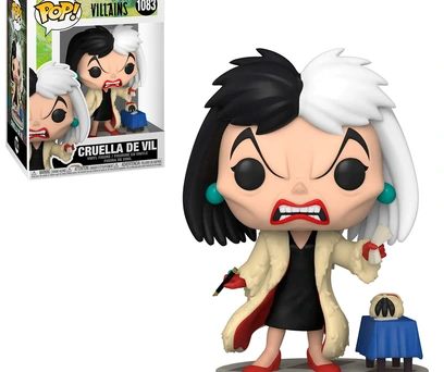 FUNKO POP DISNEY VILLAINS - CRUELLA DE VIL 1083