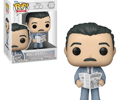 FUNKO POP ICONS DISNEY 100TH - WALT DISNEY WITH MAGAZINE 78