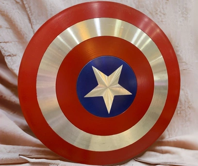 Escudo Réplica Capitão América 30cm Infantil