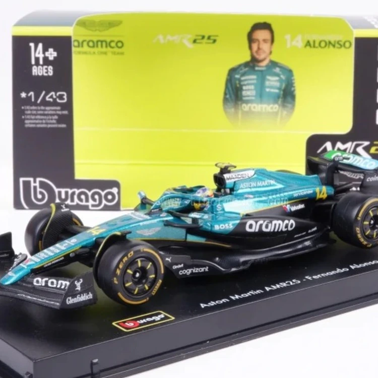 Formula 1 Aston Martin AMR25 F Alonso - 1/43 - Bburago