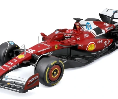 Formula 1 Ferrari SF-25 F1 #16 Charles Leclerc F1 2025 – Miniatura em escala 1:18 Bburago