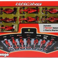 Formula 1 Bburago kit 7 carros Ferrari escala 1/43 - imagem 1