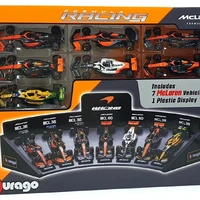 Formula 1 Bburago kit 7 carros McLaren escala 1/43 - imagem 1
