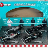 Formula 1 Conjunto Bburago 1/43 Mercedes F1 com 4 miniaturas - imagem 1