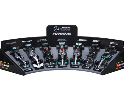 Formula 1 Bburago kit 7 carros Mercedes escala 1/43