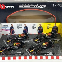 Formula 1 Conjunto Bburago 1/43 Redbull F1 com 4 miniaturas - imagem 1