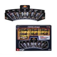 Formula 1 Bburago kit 7 carros Red Bull escala 1/43 - imagem 1