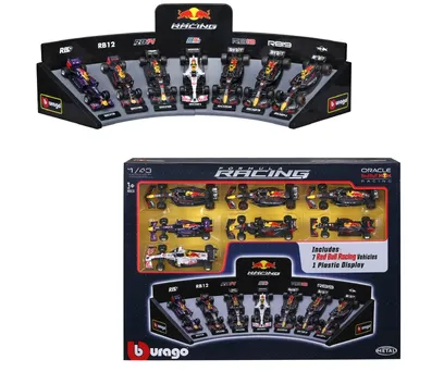 Formula 1 Bburago kit 7 carros Red Bull escala 1/43