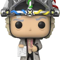FUNKO POP MOVIES BACK TO THE FUTURE - DOC WITH HELMET 959  - imagem 2
