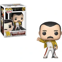 FUNKO POP ROCKS QUEEN - FREDDIE MERCURY WEMBLEY 1986 - 96  - imagem 1