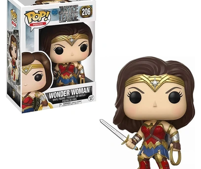 FUNKO POP HEROES MOVIES JUSTICE LEAGUE - WONDER WOMAN 206
