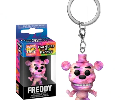 CHAVEIRO FUNKO POCKET POP KEYCHAIN FIVE NIGHTS AT FREDDY'S - TIE-DYE FREDDY 