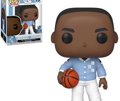 FUNKO POP BASKETBALL NORTH CAROLINA TAR HILLS - MICHAEL JORDAN 75