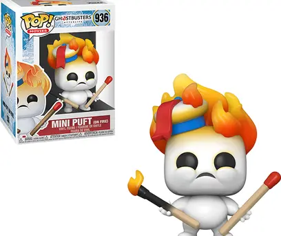 FUNKO POP GHOSTBUSTERS AFTERLIFE - MINI PUFT ON FIRE 936