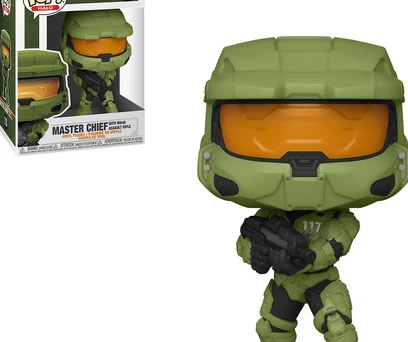 FUNKO POP GAMES HALO - MASTER CHIEF WITH MA40 RIFLE 13