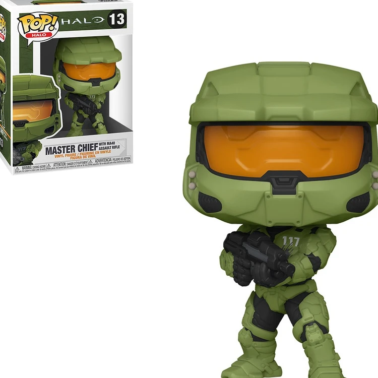 FUNKO POP GAMES HALO - MASTER CHIEF WITH MA40 RIFLE 13