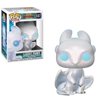 FUNKO POP MOVIES COMO TREINAR SEU DRAGÃO 3 EXCLUSIVE DIAMOND - LIGHT FURY 687  - imagem 1