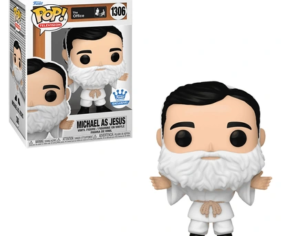 FUNKO POP TELEVISION THE OFFICE EXCLUSIVE - MICHAEL AS JESUS 1306 