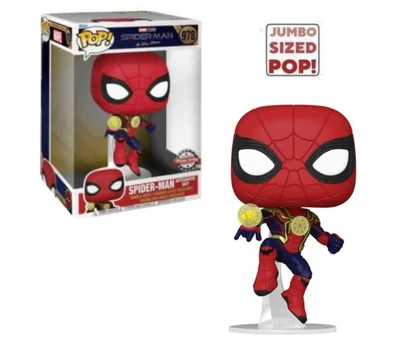 FUNKO POP MARVEL SPIDER-MAN HOMEM ARANHA FAR FROM HOME EXCLUSIVE - SPIDER-MAN 978 (SUPER SIZED 10) 