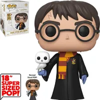 FUNKO POP HARRY POTTER - HARRY WITH HEDWIG (SUPER SIZED 18") - imagem 1
