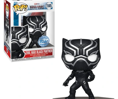 FUNKO POP MARVEL CAPTAIN AMERICA: CIVIL WAR EXCLUSIVE - PANTERA NEGRA 1145 